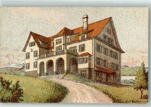 Männedorf 1919 neues Waisenhaus sign.