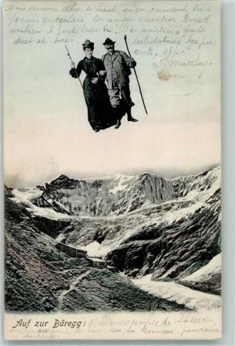 Bäregg 1904 Fliegende Menschen