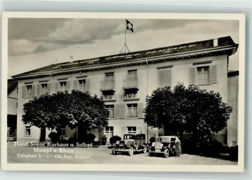 Mumpf Hotel Sonne Kurhaus Ch. Anz Oldtimer