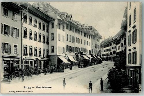 Brugg AG 1911 Hauptstrasse