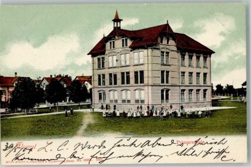 9230 Flawil 1904 Gebrauchsspuren Primarschule