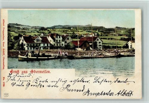 Obermeilen 1905 Partie am Hafen - Verlag PVKZ 5788 AK