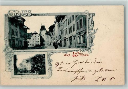 Willisau 1898 Gasthof zum Mohren