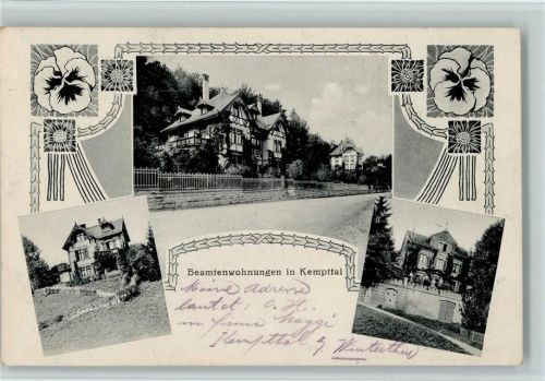 Oberkempttal 1911 Beamtenwohnungen AK