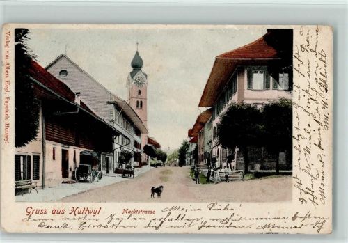Huttwil 1902 Marktstrasse