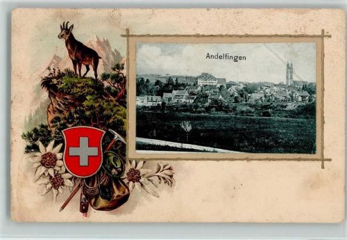 Andelfingen Passepartout Jagd Gämse Edelweiss