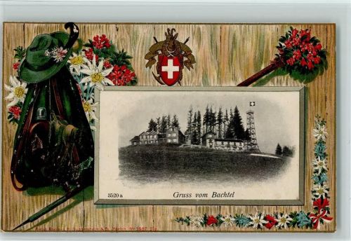 Hinwil 1900 Passepartout Rucksack Edelweiss Aussichtsturm Bachtel
