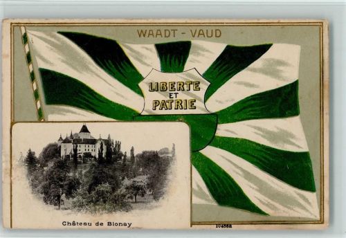 Blonay 1915 Passepartout Fahne Chateau