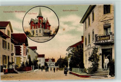 Kempten 1913 Villa Haegi Bahnhofstrasse Schönegg