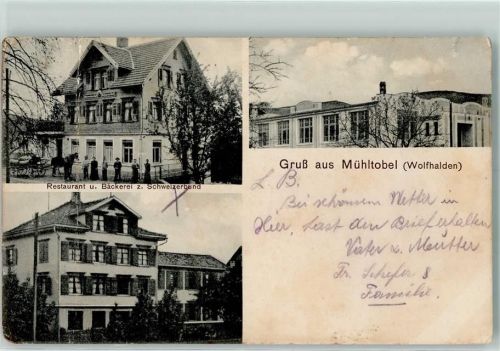 Wolfhalden Restaurant Bäckerei z. Schweizerbund Mühltobel