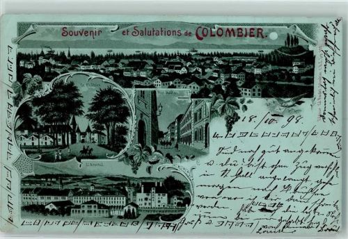 Colombier NE 1898 Le Chateaux Rue Haute L'Arsenal