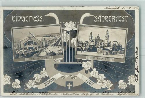 Zürich Jugendstil 1905 Verlag Steiner & Co