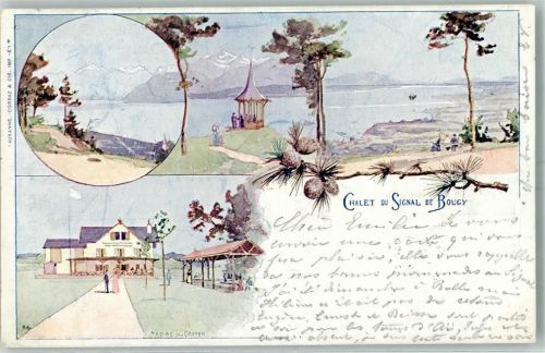Signal-de-Bougy 1898 Chalet sign