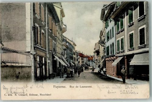 Payerne 1905 Rue de Lausanne