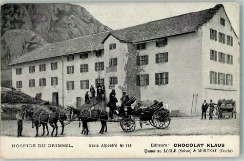 Grimsel Hospice du Grimsel Vierspänner Serie Alpestre Nr. 113
