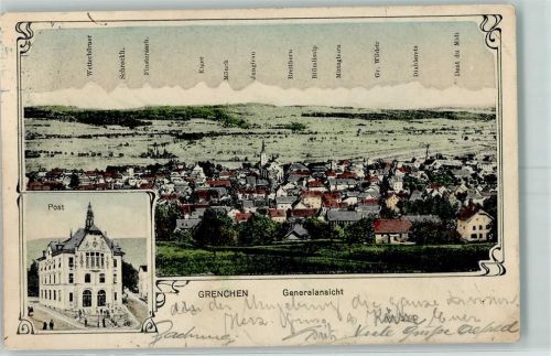 Grenchen 1914 Post Panorama