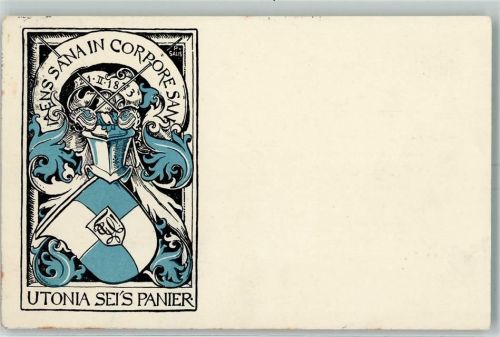 Frauenfeld 1908 Mens Sana in Corporesan Utonia Sei's Panier sign