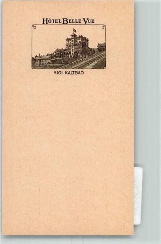 Rigi Kaltbad Hotel Belle-Vue Andruck eines Vorläufers um 1885