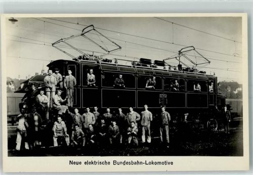 Neue elektr. Bundesbahn-Lokomotive 10302