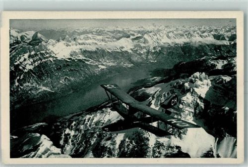 Zürich 1922 Int. Flugmeeting Fliegeraufnahme der Ad. Asta Flugpost