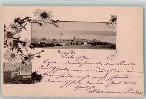 La Neuveville 1897 Vorläufer Druck 1890 - 1895