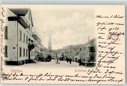 Pfäffikon ZH 1902 Dorfstraße