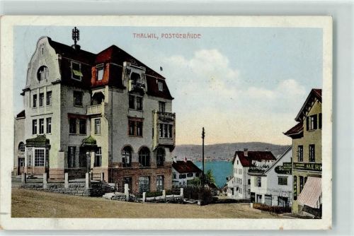 Thalwil 1916 Postgebäude