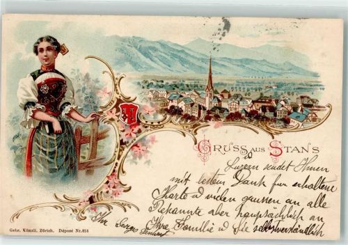 Stans 1899 Wappen Tracht