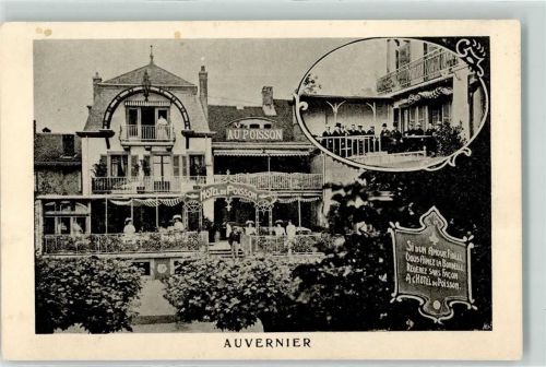 Auvernier 1912 Hotel du Poisson