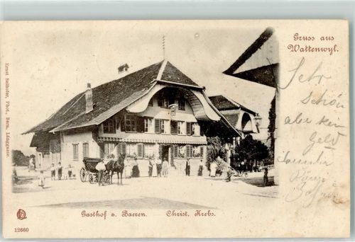 Wattenwil 1901 Gasthaus zum Bären
