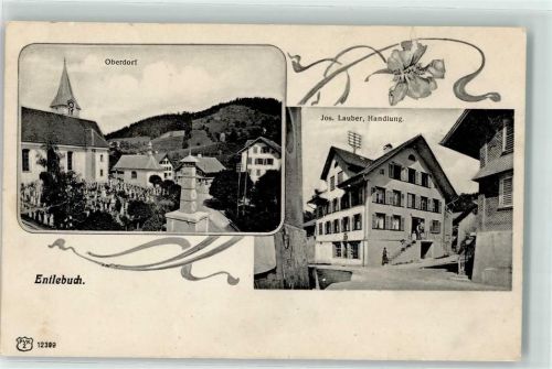 Entlebuch 1907 Oberdorf Jos. Lauber Handlung