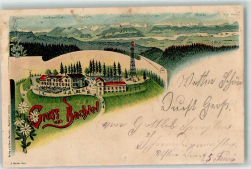 Hinwil 1901 Bachtel Aussichtsturm