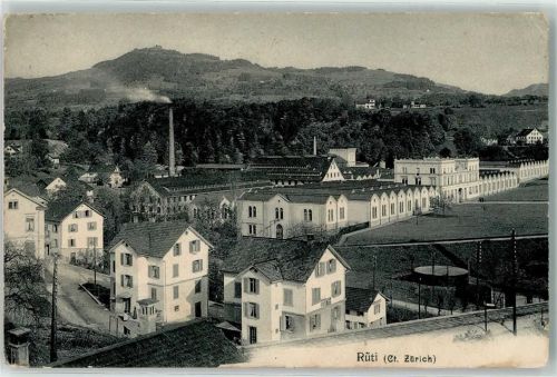 Rüti ZH 1913 Bahnlinie