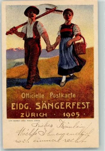 Zürich Eidg. Sängerfest 1905