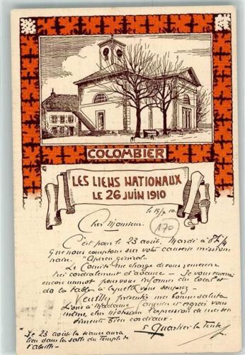 Colombier NE 1910 Les Liens Nationaux 26. Juni 1910