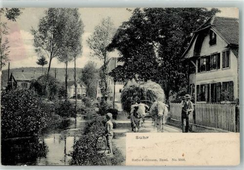 Suhr 1908 Ochsenkarren