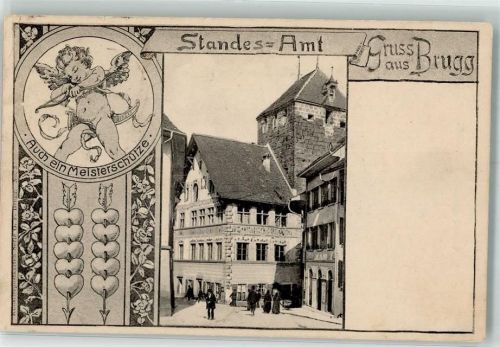 Brugg AG 1902 Standesamt Amor
