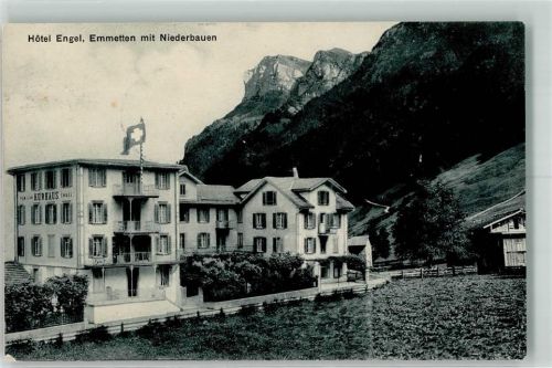 Emmetten 1912 Hotel Engel Niederbauen