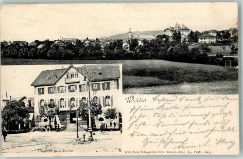 Wohlen AG 1902 Gasthaus Zum Bären