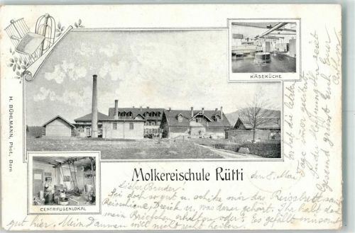 Rütti 1904 Molkereischule Käseküche Zentrifugenlokal