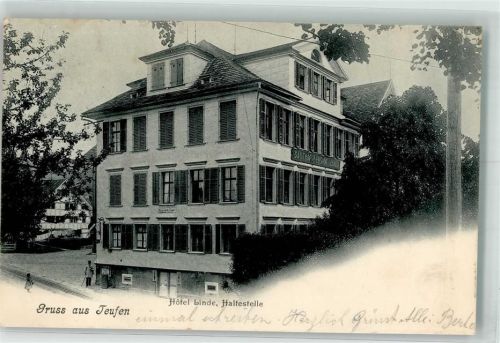 Teufen ZH 1910 Hotel Linde