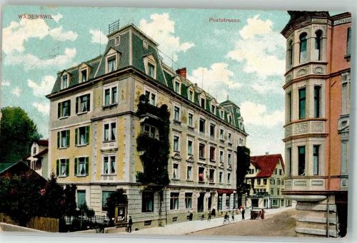 Wädenswil 1910 Poststrasse