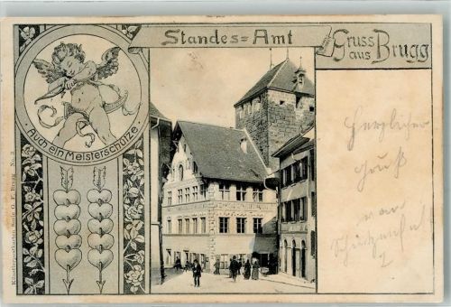 Brugg AG 1902 Standesamt Amor