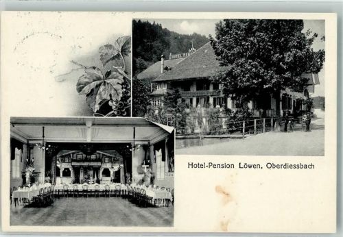 Oberdiessbach 1915 Hotel Pension Löwen