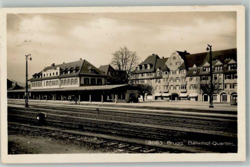 Brugg AG 1926 Bahnhof