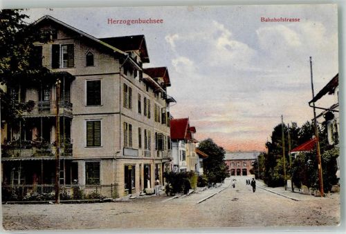 Herzogenbuchsee 1907 Bahnhofstrasse