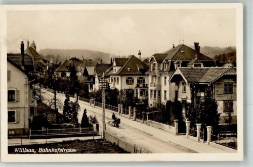 Willisau 1928 Bahnhofstrasse