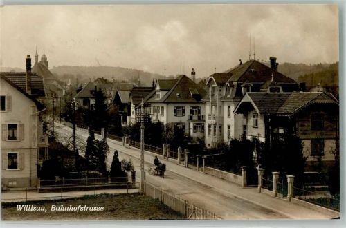 Willisau 1927 Bahnhofstrasse