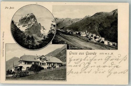 Guarda 1904 Hotel Meisser Piz buin