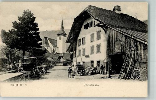 Frutigen Dorfstrasse Kirche Werkstatt